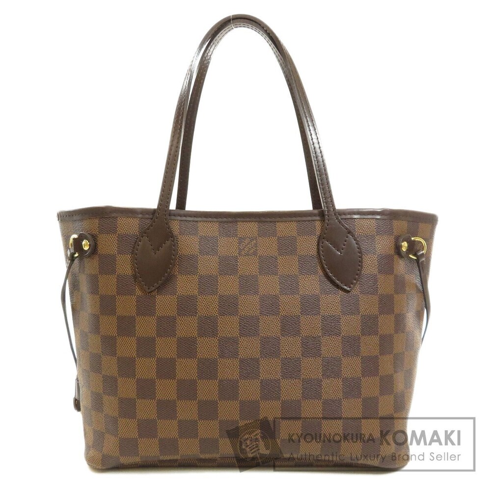 Louis Vuitton Neverfull Tote Bag Damier Canvas Brown